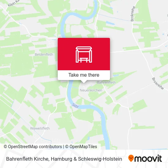 Карта Bahrenfleth Kirche