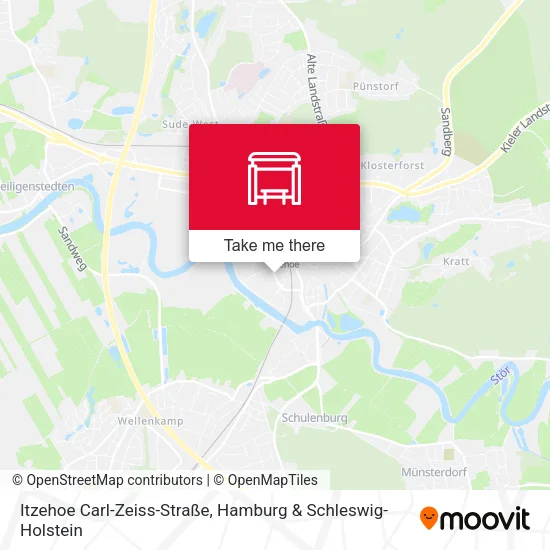 Карта Itzehoe Carl-Zeiss-Straße