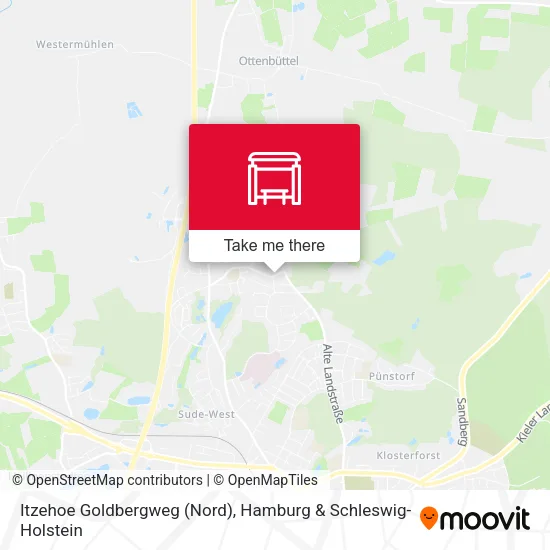 Карта Itzehoe Goldbergweg (Nord)