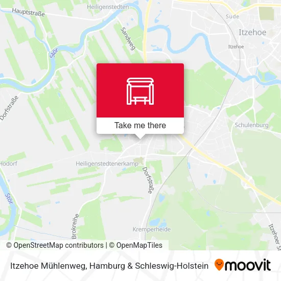 Карта Itzehoe Mühlenweg