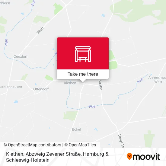 Карта Klethen, Abzweig Zevener Straße