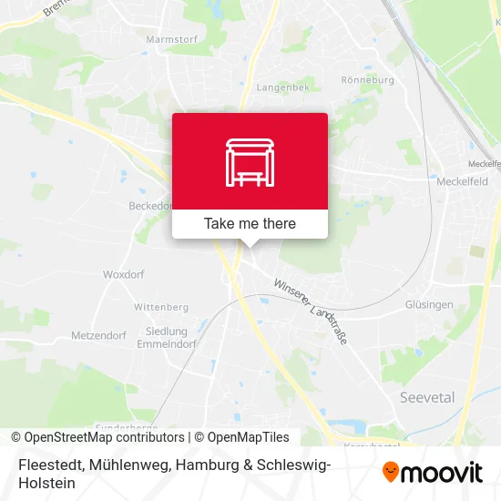 Карта Fleestedt, Mühlenweg