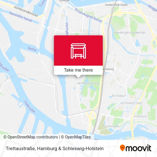 Карта Trettaustraße