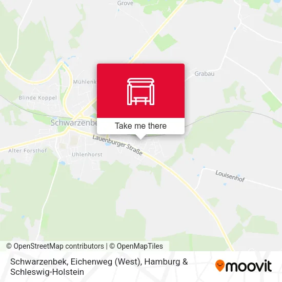 Schwarzenbek, Eichenweg (West) map