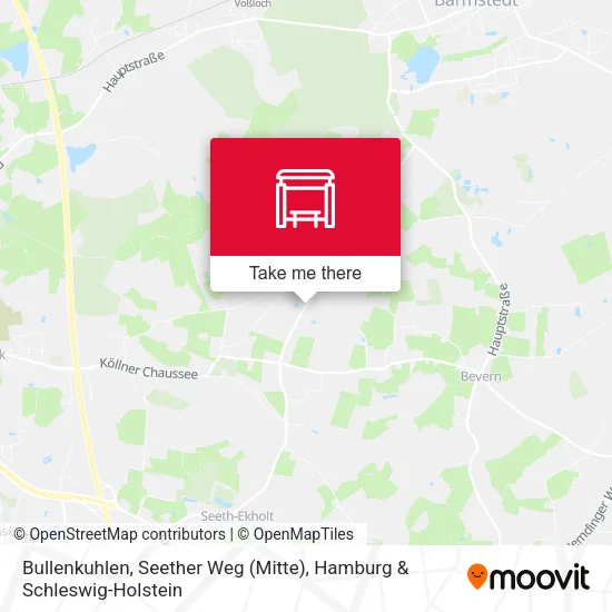 Карта Bullenkuhlen, Seether Weg (Mitte)