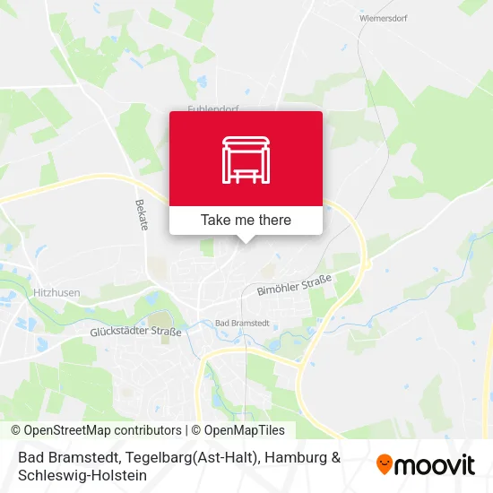 Карта Bad Bramstedt, Tegelbarg(Ast-Halt)