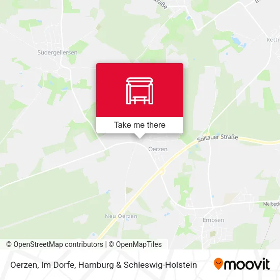 Карта Oerzen, Im Dorfe