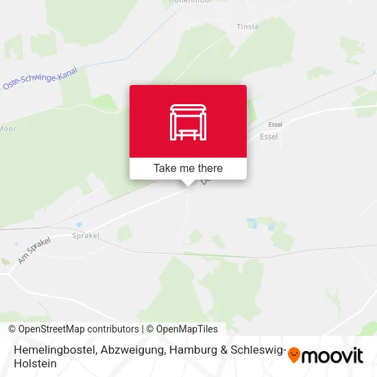 Карта Hemelingbostel, Abzweigung