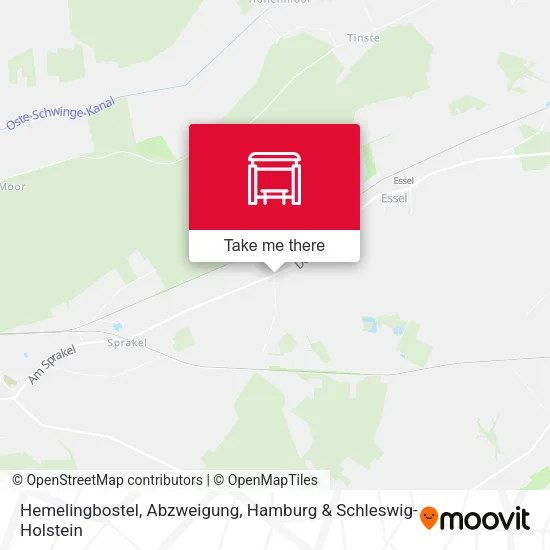 Карта Hemelingbostel, Abzweigung