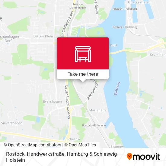 Карта Rostock, Handwerkstraße
