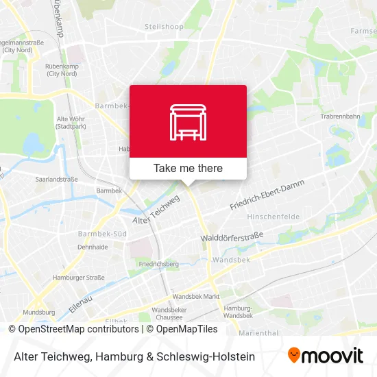 Карта Alter Teichweg