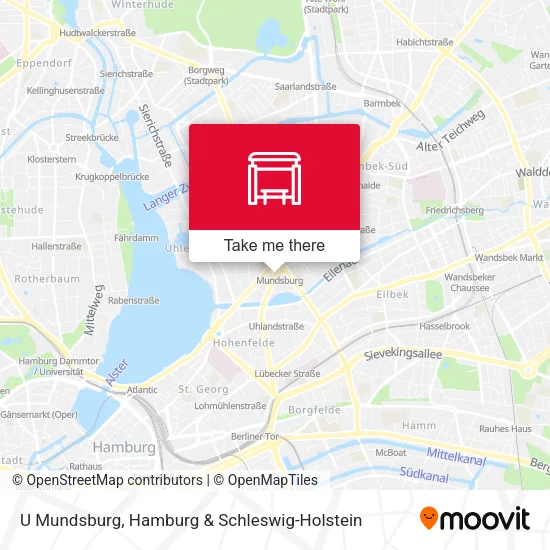 Карта U Mundsburg