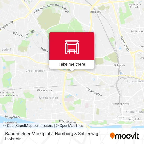 Карта Bahrenfelder Marktplatz