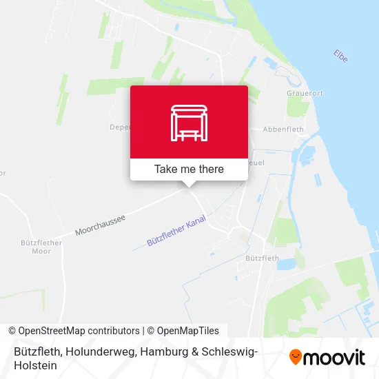 Карта Bützfleth, Holunderweg