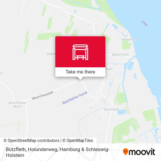 Карта Bützfleth, Holunderweg