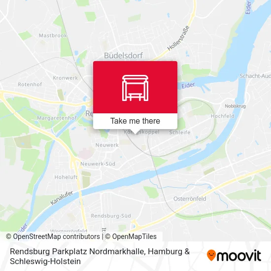 Карта Rendsburg Parkplatz Nordmarkhalle
