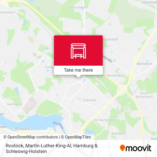 Карта Rostock, Martin-Luther-King-Al