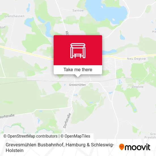 Карта Grevesmühlen Busbahnhof