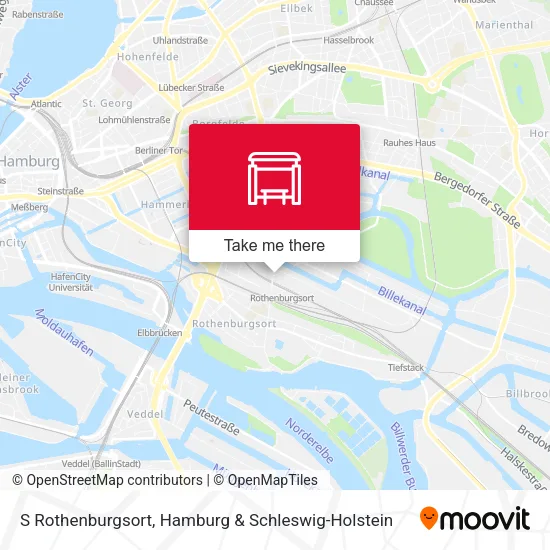 Карта S Rothenburgsort