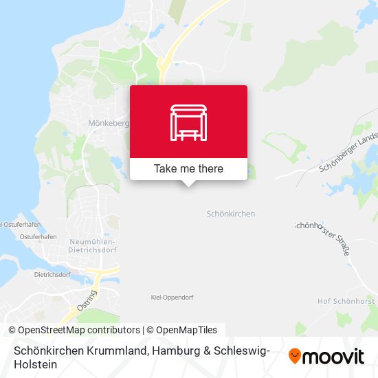 Schönkirchen Krummland map
