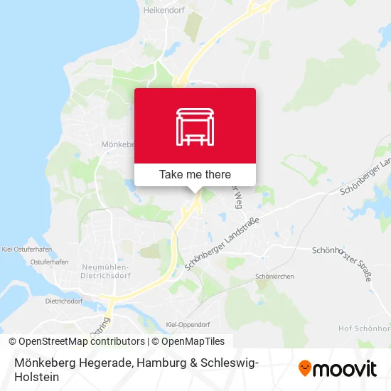 Карта Mönkeberg Hegerade