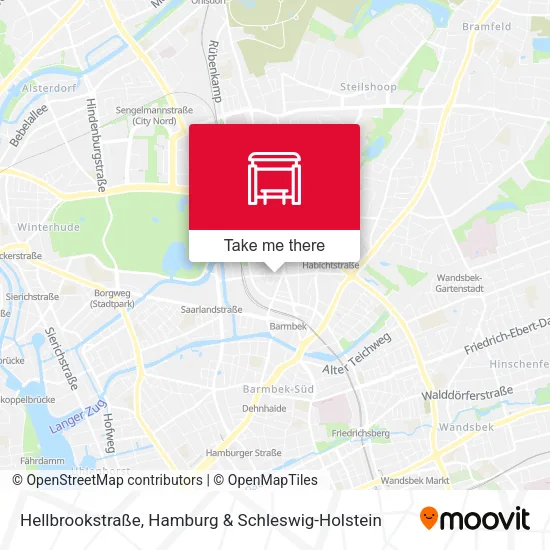 Карта Hellbrookstraße