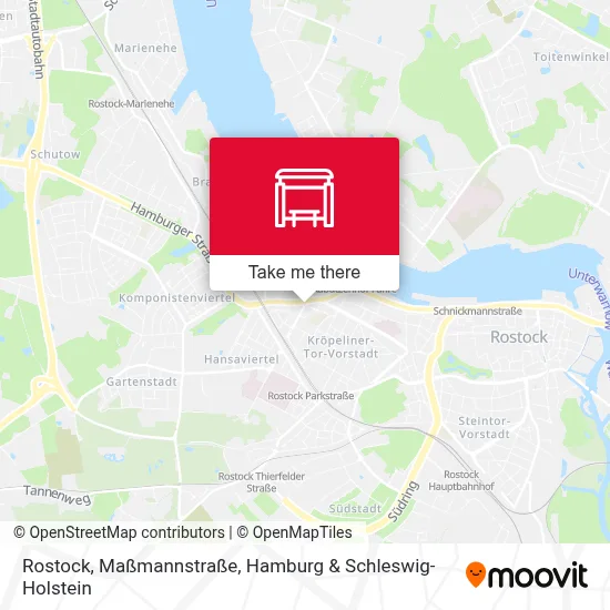 Rostock, Maßmannstraße map