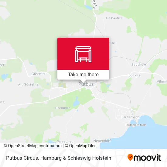 Putbus Circus map