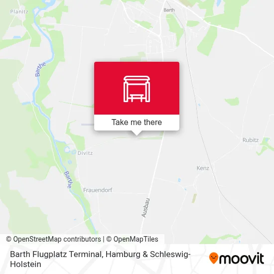 Barth Flugplatz Terminal map