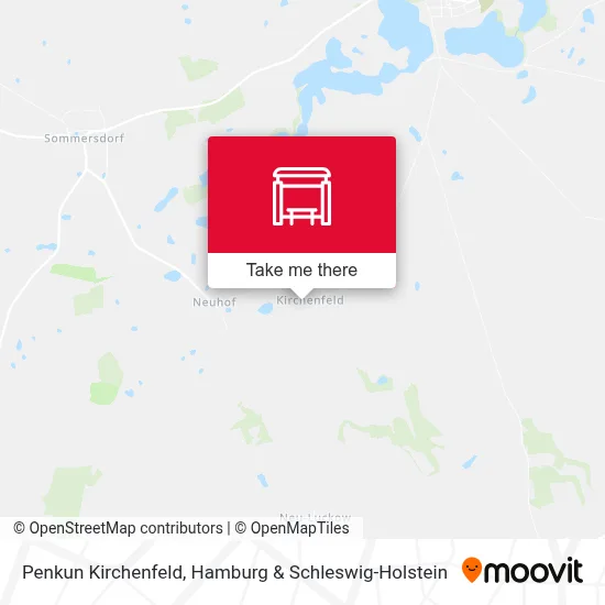 Penkun Kirchenfeld map