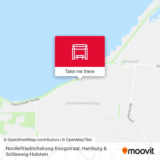 Карта Norderfriedrichskoog Koogstraat