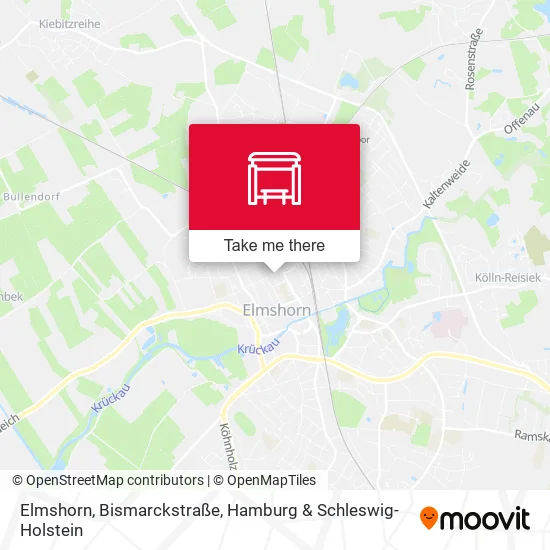 Карта Elmshorn, Bismarckstraße