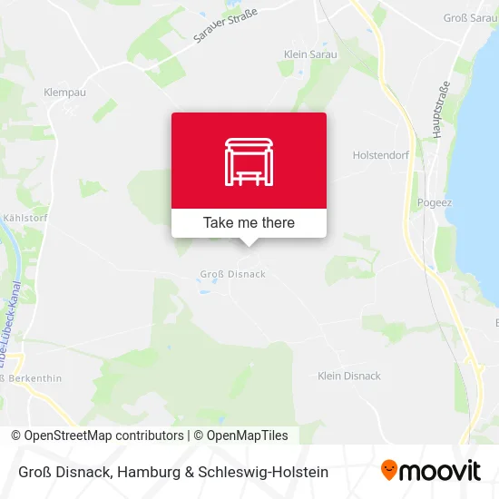 Карта Groß Disnack