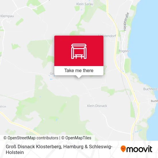 Карта Groß Disnack Klosterberg