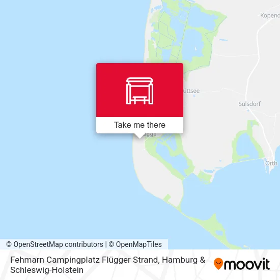 Fehmarn Campingplatz Flügger Strand map