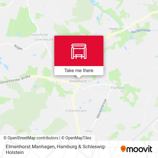 Карта Elmenhorst Manhagen