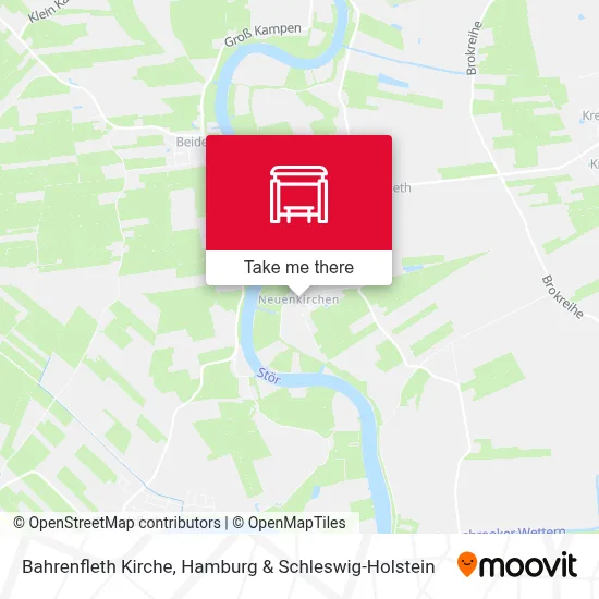 Bahrenfleth Kirche map