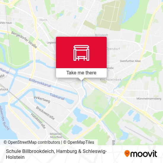 Schule Billbrookdeich map