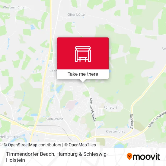 Timmendorfer Strand map