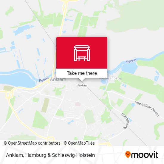 Anklam map