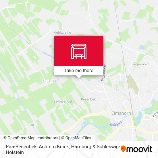 Raa-Besenbek, Achtern Knick map