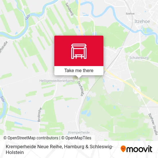 Kremperheide Neue Reihe map
