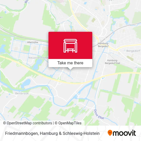 Friedmannbogen map
