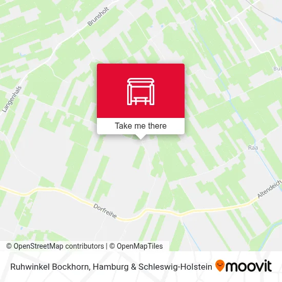 Ruhwinkel Bockhorn map