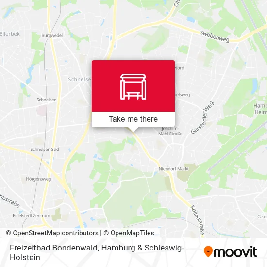 Freizeitbad Bondenwald map