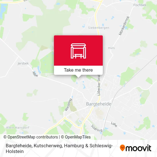 Bargteheide, Kutscherweg map