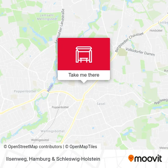 Ilsenweg map