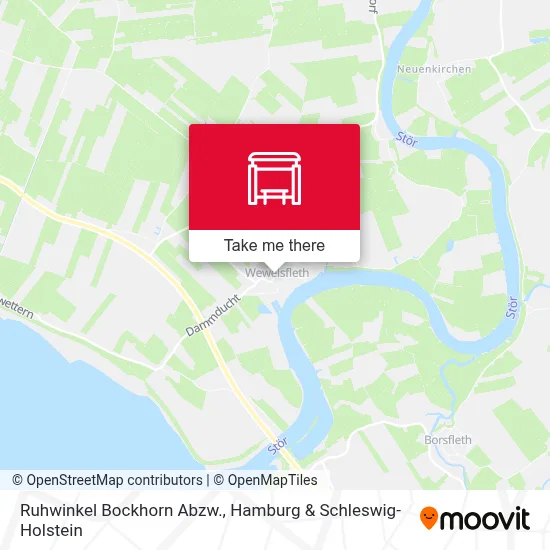 Ruhwinkel Bockhorn Abzw. map