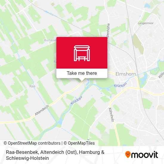 Raa-Besenbek, Altendeich (Ost) map