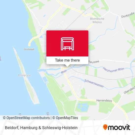 Beldorf map